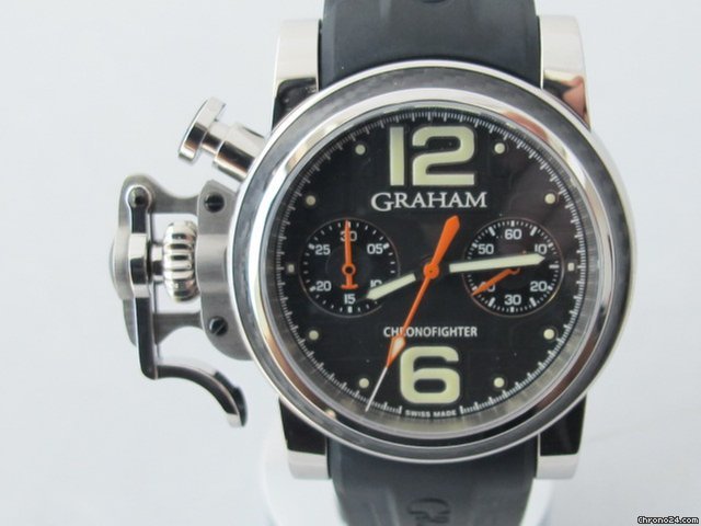 Graham Chronofighter R.A.C. Mens watch Unisex Automatic Steel 2CFCS.B18A.K25B