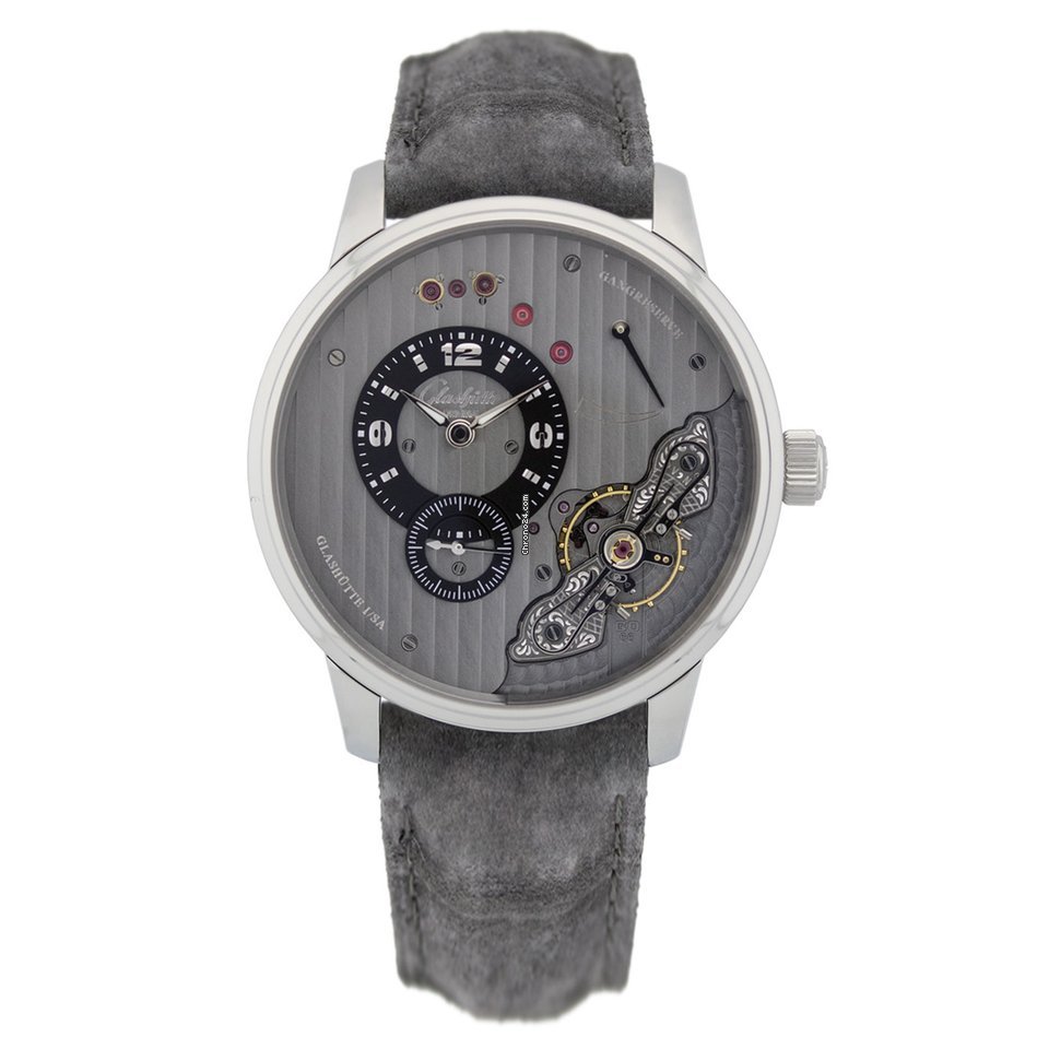 Glashtte Original PanoInverse Mens watch Unisex Manual winding Steel 1-66-06-04-22-05 or 66-06-04-22-05
