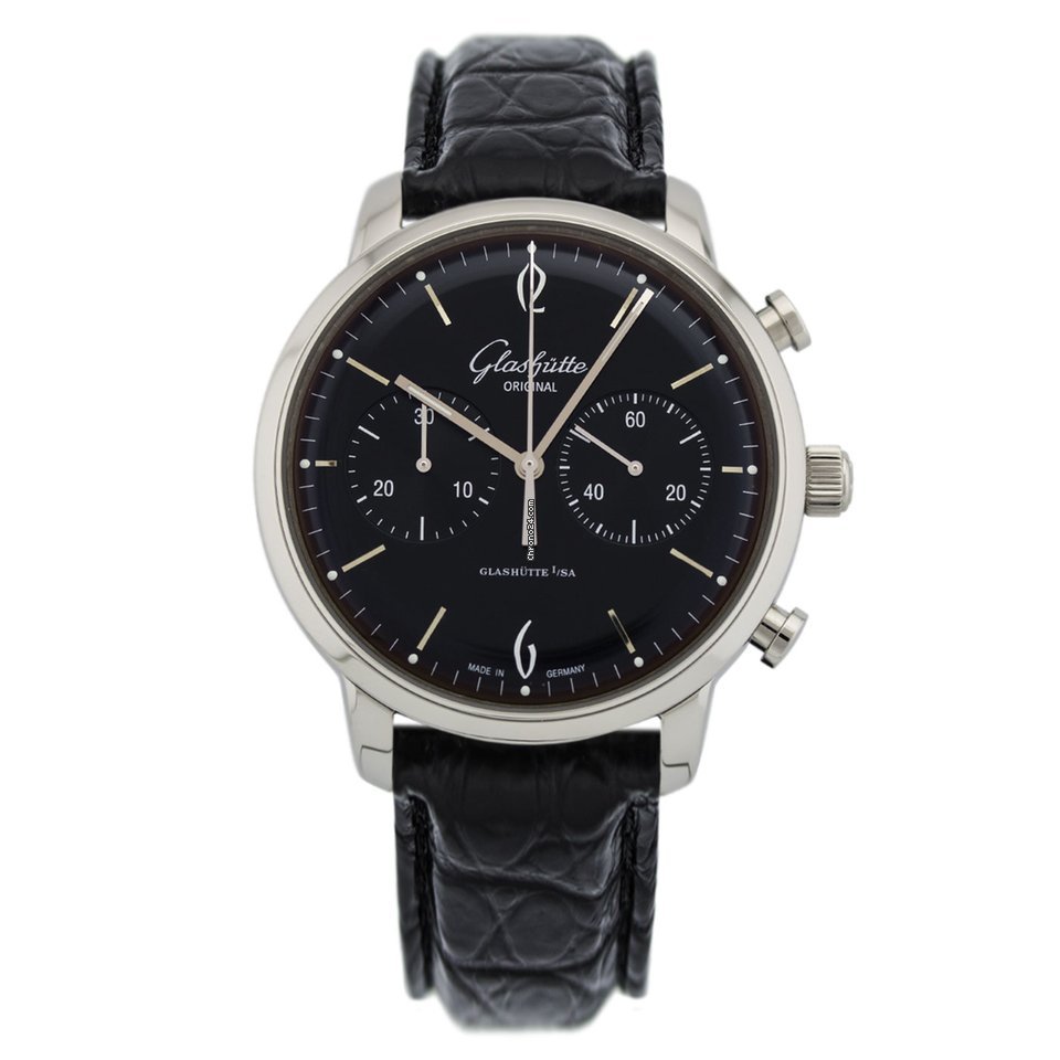 Glashtte Original Sixties Chronograph Mens watch Unisex Automatic Steel 1-39-34-02-22-04 or 39-34-02-22-04