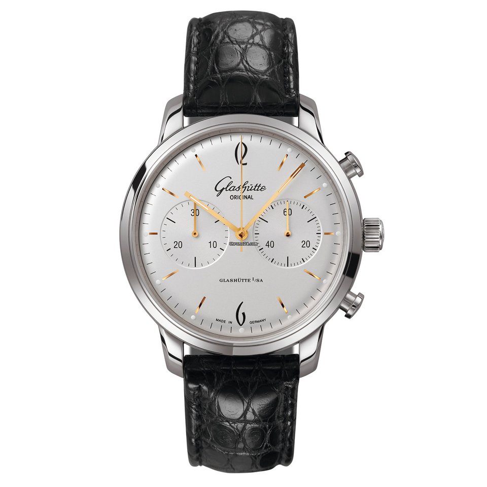 Glashtte Original Sixties Chronograph Mens watch Unisex Automatic Steel 1-39-34-03-22-04 or 39-34-03-22-04