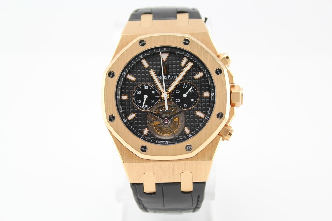 Audemars Piguet Royal Oak Tourbillon Mens watch Unisex Automatic Rose gold 25977OR.OO.D002CR.01