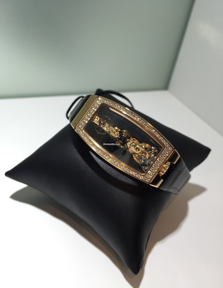 Corum Miss Golden Bridge Womens watch Manual winding Rose gold B113 00824 - 113.102.85 0001 0000