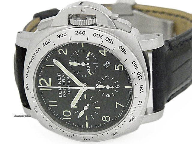 Panerai Luminor Chrono Mens watch Unisex Automatic Steel PAM196