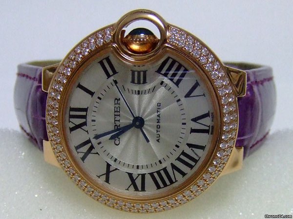 Cartier Ballon Bleu 33mm Womens watch Automatic Rose gold WE902036