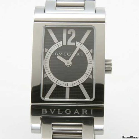 Bulgari Rettangolo Mens watch Unisex Quartz Steel RT39BRSS