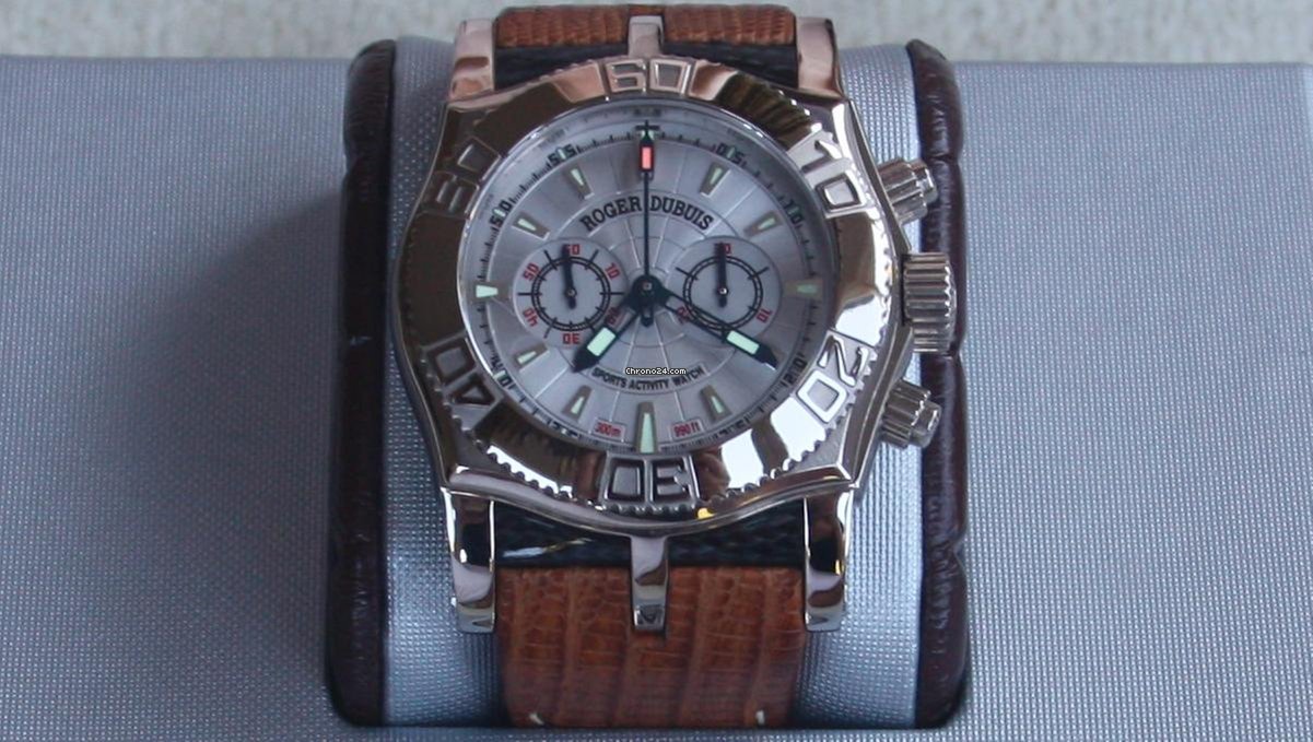 Roger Dubuis Easy Diver Mens watch Unisex Manual winding White gold 24 28