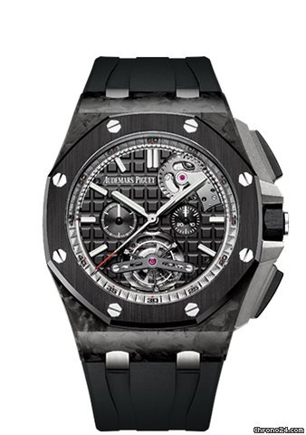Audemars Piguet Royal Oak Offshore Tourbillon Chronograph Mens watch Unisex Automatic Carbon 26550AU.OO.A002CA.01