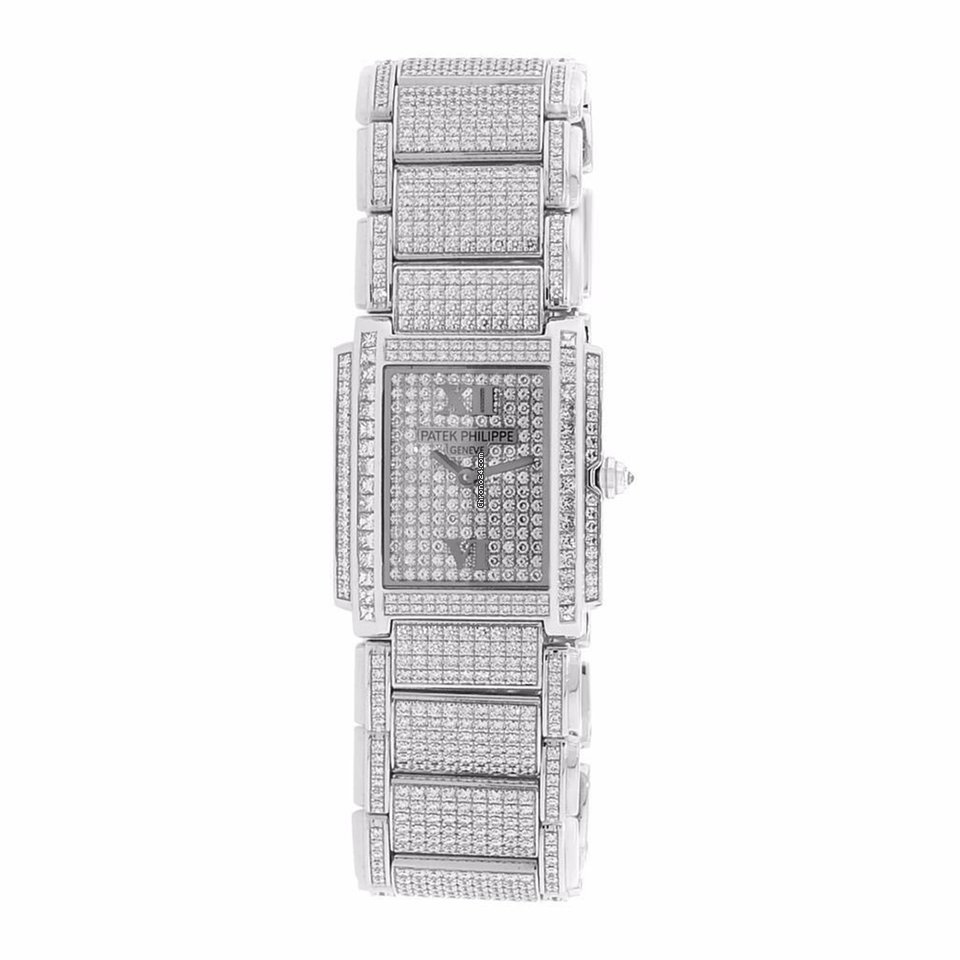 Patek Philippe Twenty~4 Womens watch Quartz White gold 4910 51G-001
