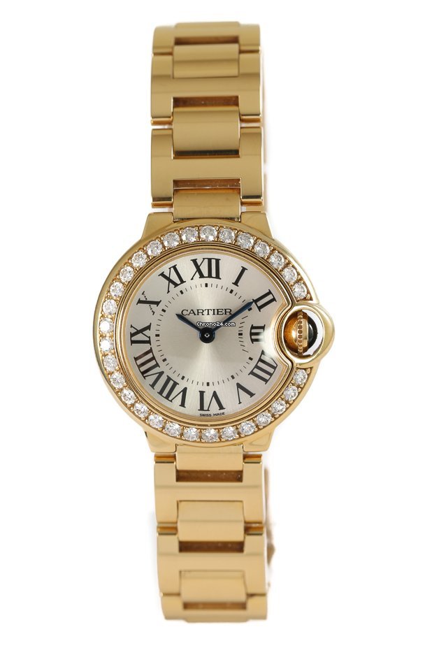 Cartier Ballon Bleu 28mm Womens watch Quartz Yellow gold WE9001Z3