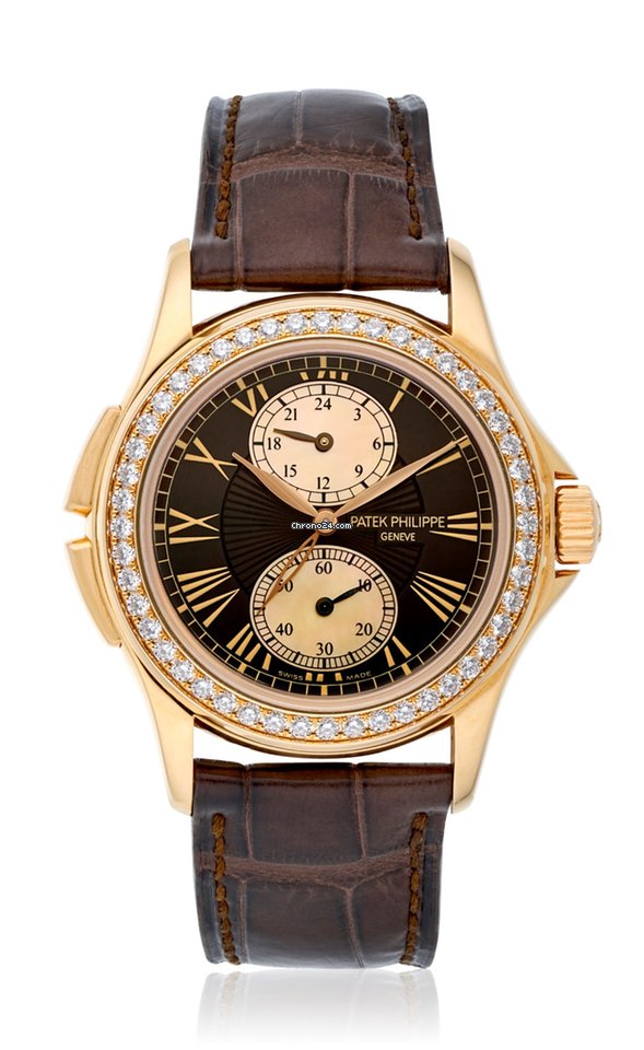 Patek Philippe Travel Time Womens watch Manual winding Rose gold 4934R-001