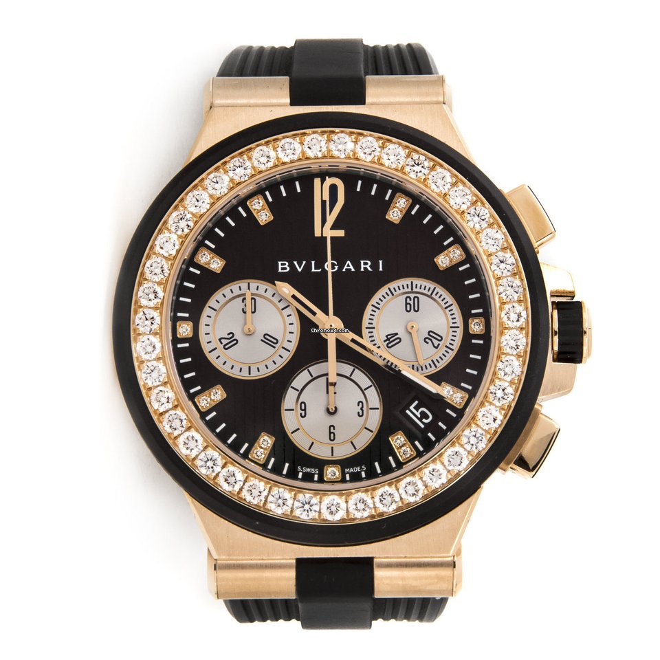 Bulgari Diagono Mens watch Unisex Automatic Rose gold DGP40BGDVDCH 8