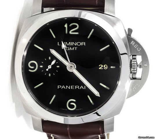 Panerai Luminor 1950 3 Days GMT Automatic Mens watch Unisex Automatic Steel PAM00320