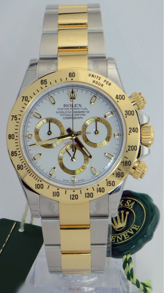 Rolex Daytona Mens watch Unisex Gold Steel Automatic 116523 ws