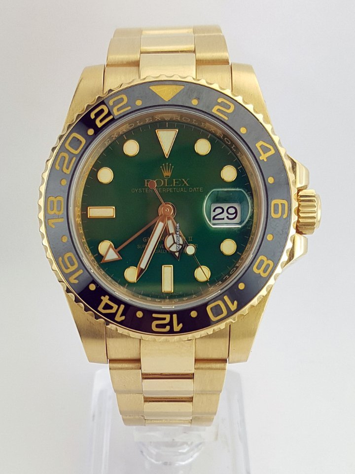 Rolex GMT-Master II Mens watch Unisex Yellow gold Automatic 116718 g