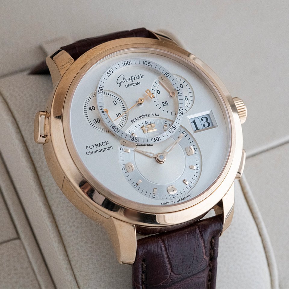 Glashtte Original PanoMaticChrono XL Automatic Rose gold 95-01-31-11-05