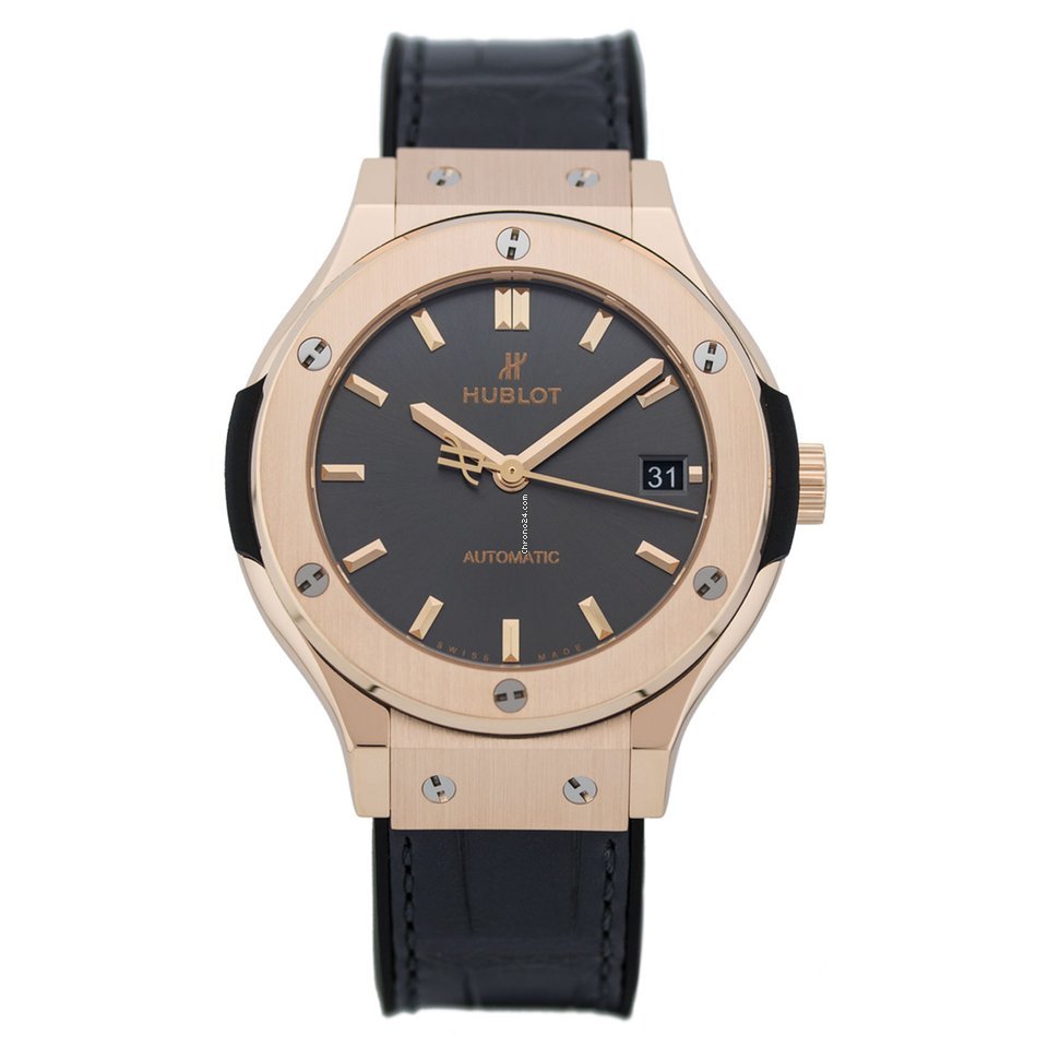 Hublot Classic Fusion Racing Grey Mens watch Unisex Automatic Rose gold 565.OX.7081.LR