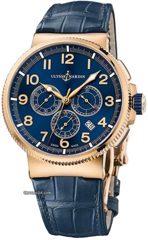 Ulysse Nardin Marine Chronograph Mens watch Unisex Automatic Rose gold 1506-150.63