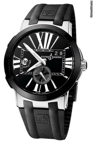 Ulysse Nardin Executive Dual Time Mens watch Unisex Automatic Steel 243-00-3-42