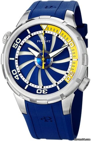 Perrelet Turbine Diver Mens watch Unisex Automatic Steel A1066-3