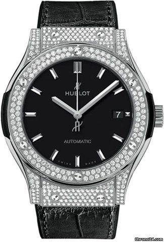 Hublot Classic Fusion 45, 42, 38, 33 mm Mens watch Unisex Automatic Titanium 542.NX.1171.LR.1704