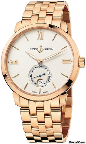 Ulysse Nardin Classic Mens watch Unisex Automatic Rose gold 8276-119-8-31