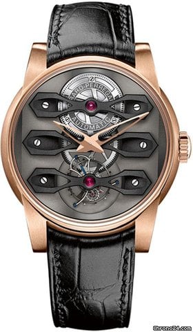 Girard Perregaux Bridges Mens watch Unisex Automatic Rose gold 99270-52-000-BA6A