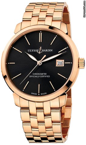 Ulysse Nardin San Marco Mens watch Unisex Automatic Rose gold 8156-111-8-92