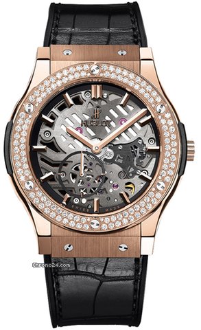 Hublot Classic Fusion Ultra-Thin Mens watch Unisex Manual winding Rose gold 515.OX.0180.LR.1104