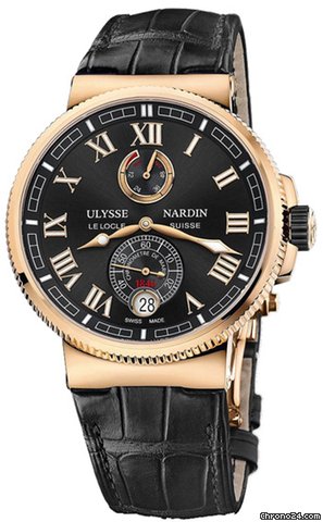 Ulysse Nardin Marine Chronometer Manufacture Mens watch Unisex Automatic Rose gold 1186-126.42