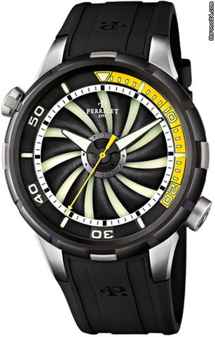 Perrelet Turbine Diver Mens watch Unisex Automatic Steel A1067-2