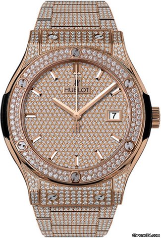 Hublot Classic Fusion 45, 42, 38, 33 mm Mens watch Unisex Automatic Rose gold 542.OX.9010.OX.3704