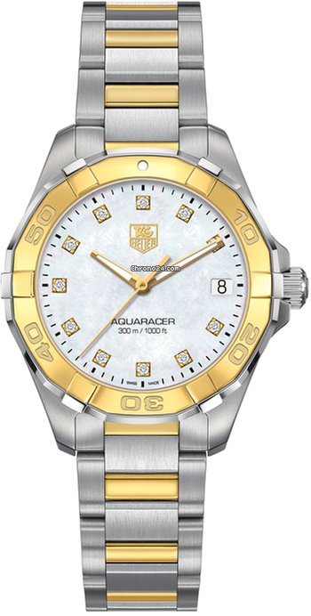 TAG Heuer Aquaracer Lady Womens watch Quartz Gold Steel WAY1351.BD0917