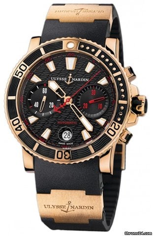 Ulysse Nardin Maxi Marine Diver Mens watch Unisex Automatic Rose gold 8006-102-3A.926