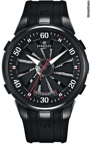 Perrelet Turbine Mens watch Unisex Automatic Titanium A4023.1