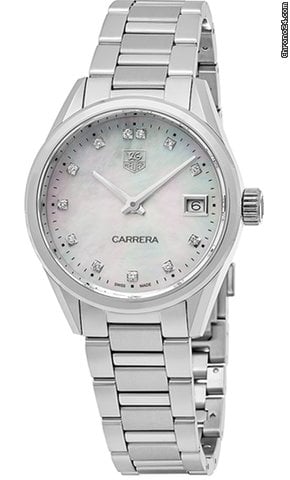 TAG Heuer Carrera Lady Womens watch Quartz Steel WAR1314.BA0778