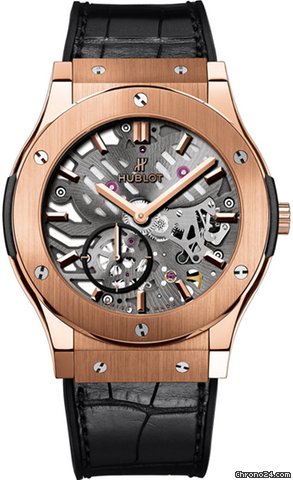 Hublot Classic Fusion Ultra-Thin Mens watch Unisex Manual winding Rose gold 545.OX.0180.LR