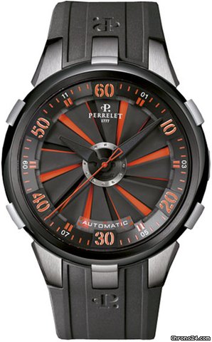 Perrelet Turbine XL Mens watch Unisex Automatic Titanium A1050.2