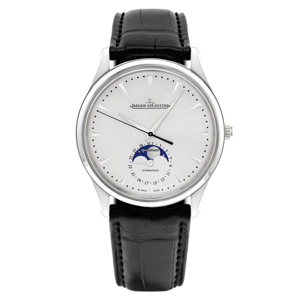 Jaeger-LeCoultre Master Ultra Thin Moon Mens watch Unisex Automatic Steel Q1368420 or 1368420