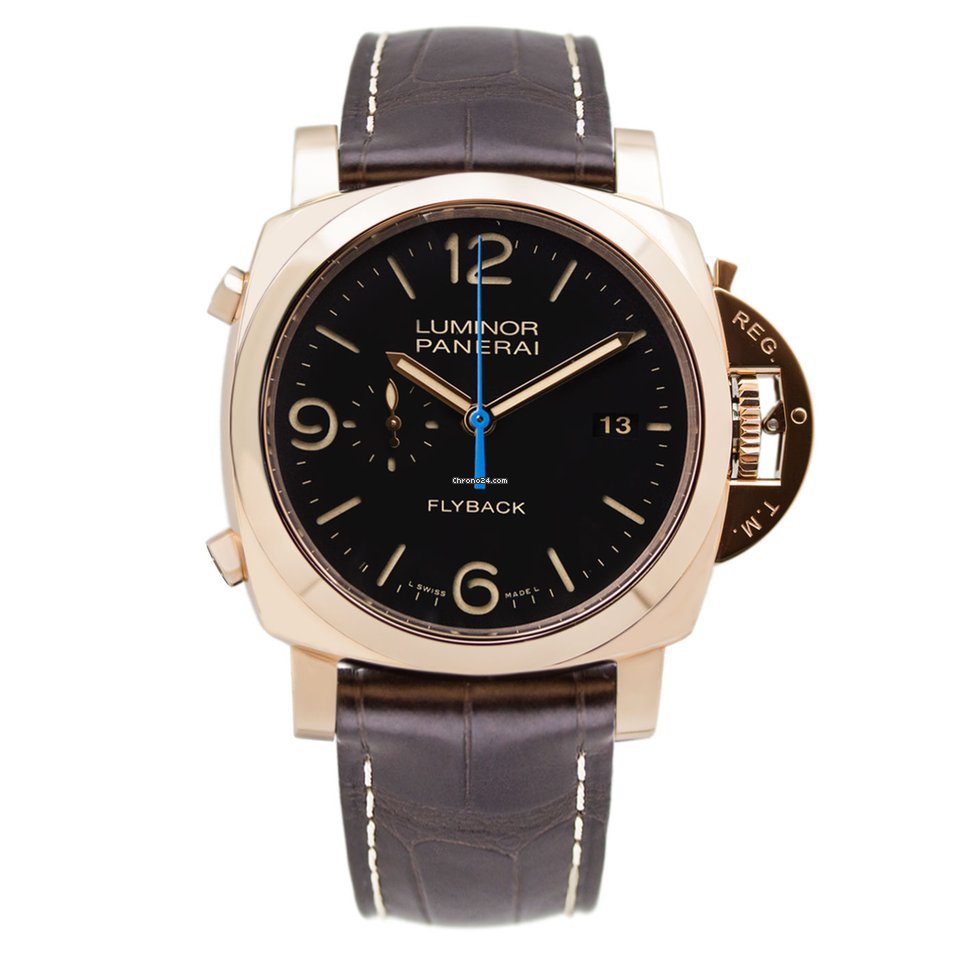 Panerai Luminor 1950 3 Days Chrono Flyback Mens watch Unisex Automatic Red gold PAM00525 or PAM525