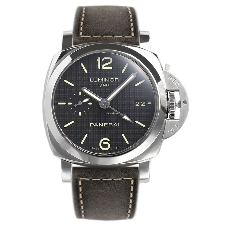 Panerai Luminor 1950 3 Days GMT Automatic Mens watch Unisex Automatic Steel PAM00535 or PAM535