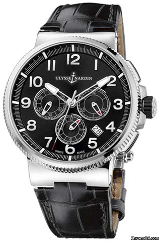 Ulysse Nardin Marine Chronograph Mens watch Unisex Automatic Steel 1503-150-62