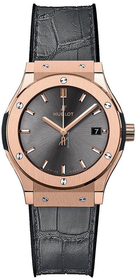 Hublot Classic Fusion Racing Grey Womens watch Quartz Rose gold 581.ox.7081.rx