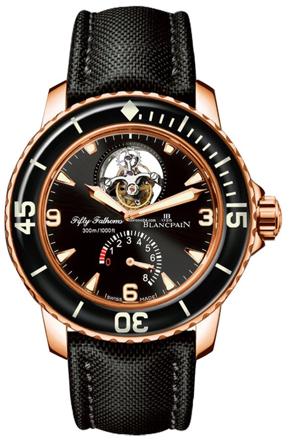 Blancpain Fifty Fathoms Mens watch Unisex Automatic Rose gold 5025-3630-52a