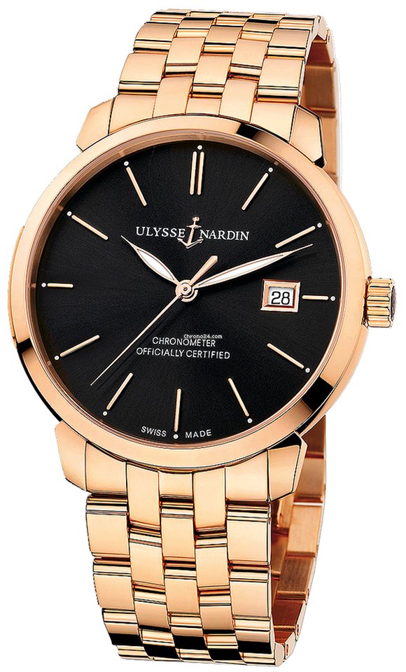 Ulysse Nardin San Marco Mens watch Unisex Automatic Rose gold 8156-111-8 92