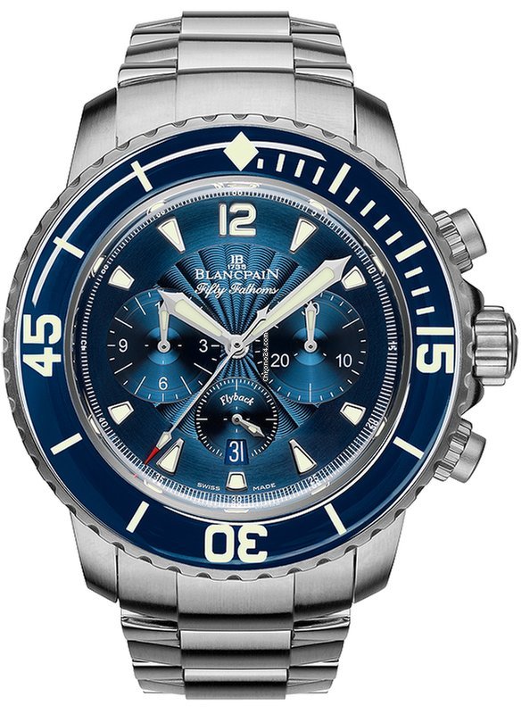 Blancpain Fifty Fathoms Mens watch Unisex Automatic Steel 5085FB-1140-71b