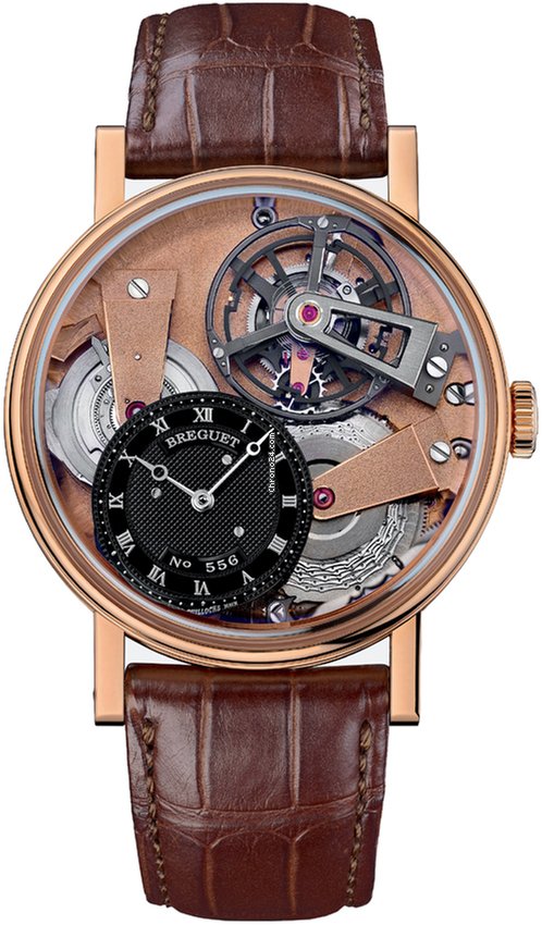 Breguet Tradition Mens watch Unisex Manual winding Rose gold 7047br r9 9zu