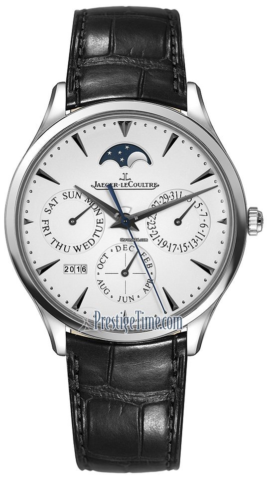 Jaeger-LeCoultre Master Ultra Thin Perpetual Mens watch Unisex Automatic White gold 1303520