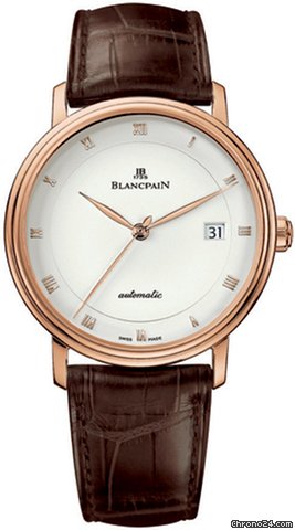 Blancpain Villeret Ultra-Slim Mens watch Unisex Automatic Rose gold 6223-3642-55b