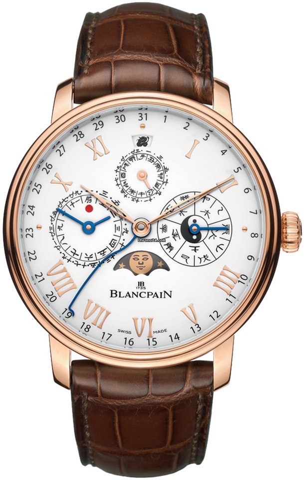 Blancpain Villeret Mens watch Unisex Automatic Rose gold 00888-3631-55B