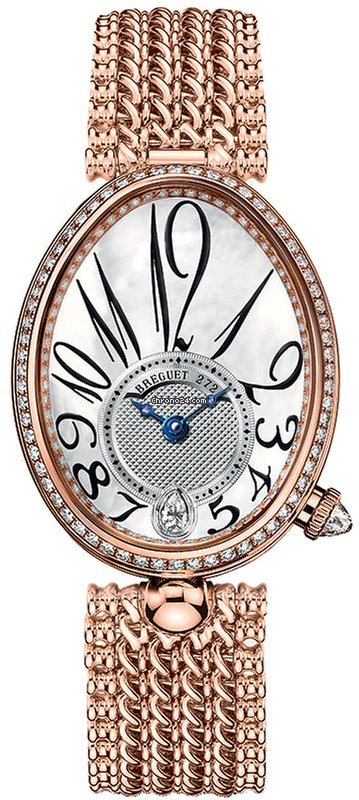 Breguet Reine de Naples Womens watch Automatic Rose gold 8918br 58 j20.d000